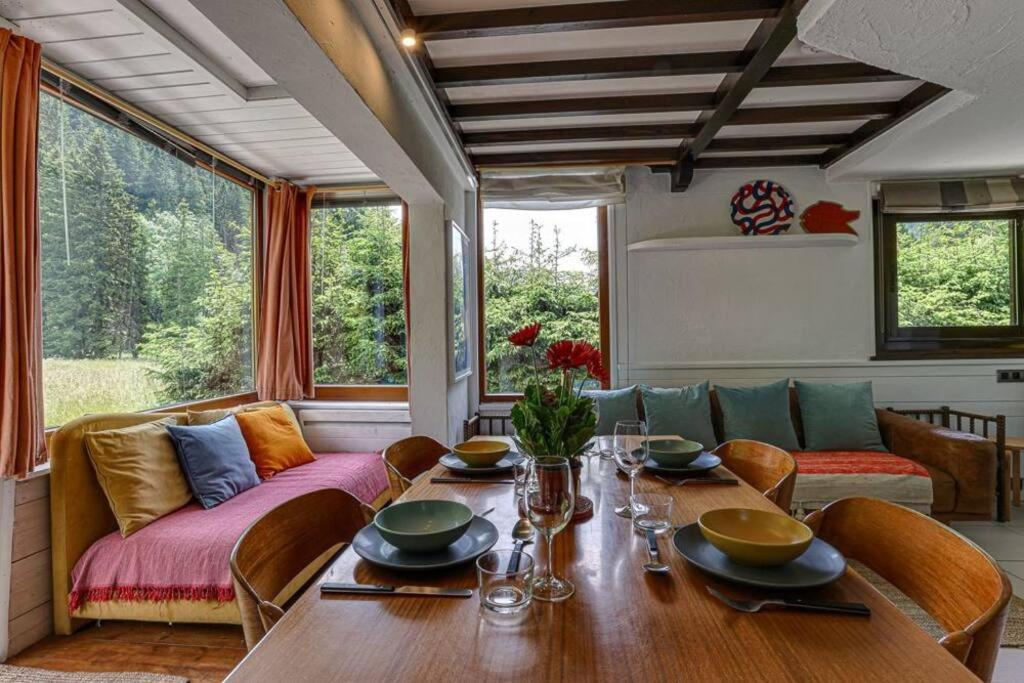 Chalet L'Ilet Ensoleille /Sunny Island Chalet Шамони Экстерьер фото